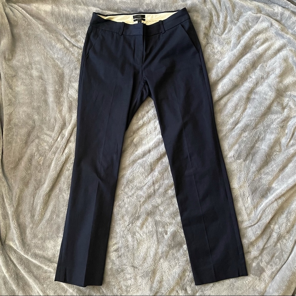 JCrew Favorite Fit Pant Navy 6